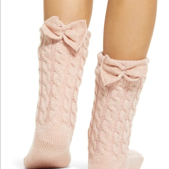 UGG Laila Bow Fleece Lined Socks - Picture 8 of 10